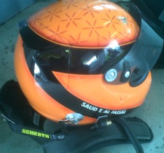 Saud T Al Faisal helmet